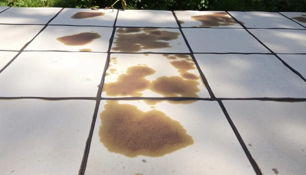 limestone staining