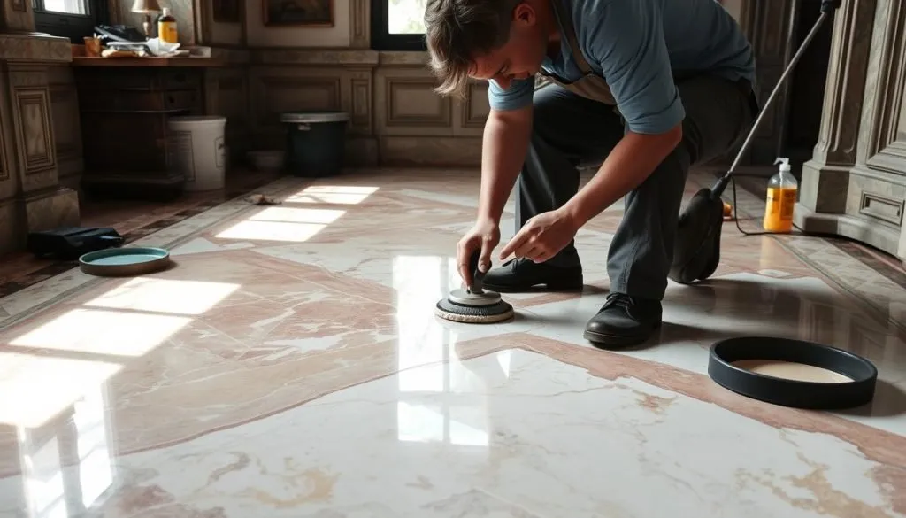marble floor restoration