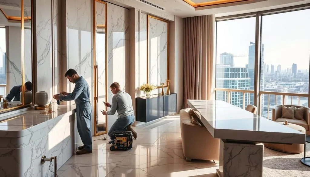 professional marble restoration canary wharf