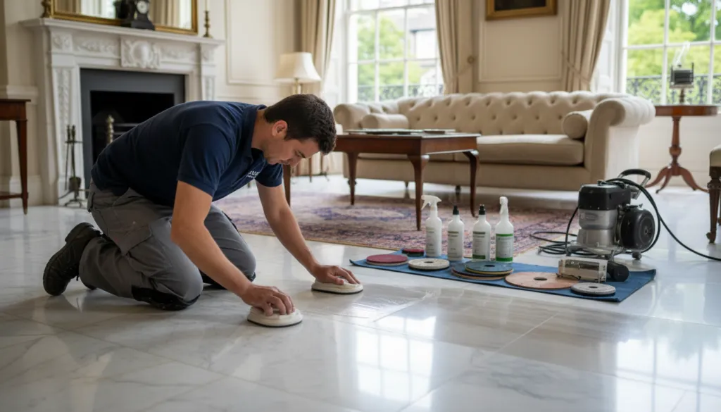 Marble Polishing Cost in London: Prices Per m² and What Affects the Cost — illustration