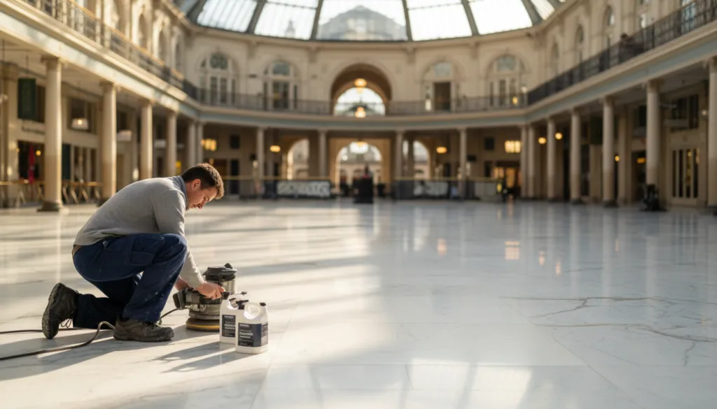 marble floor Covent Garden maintenance and cleaning