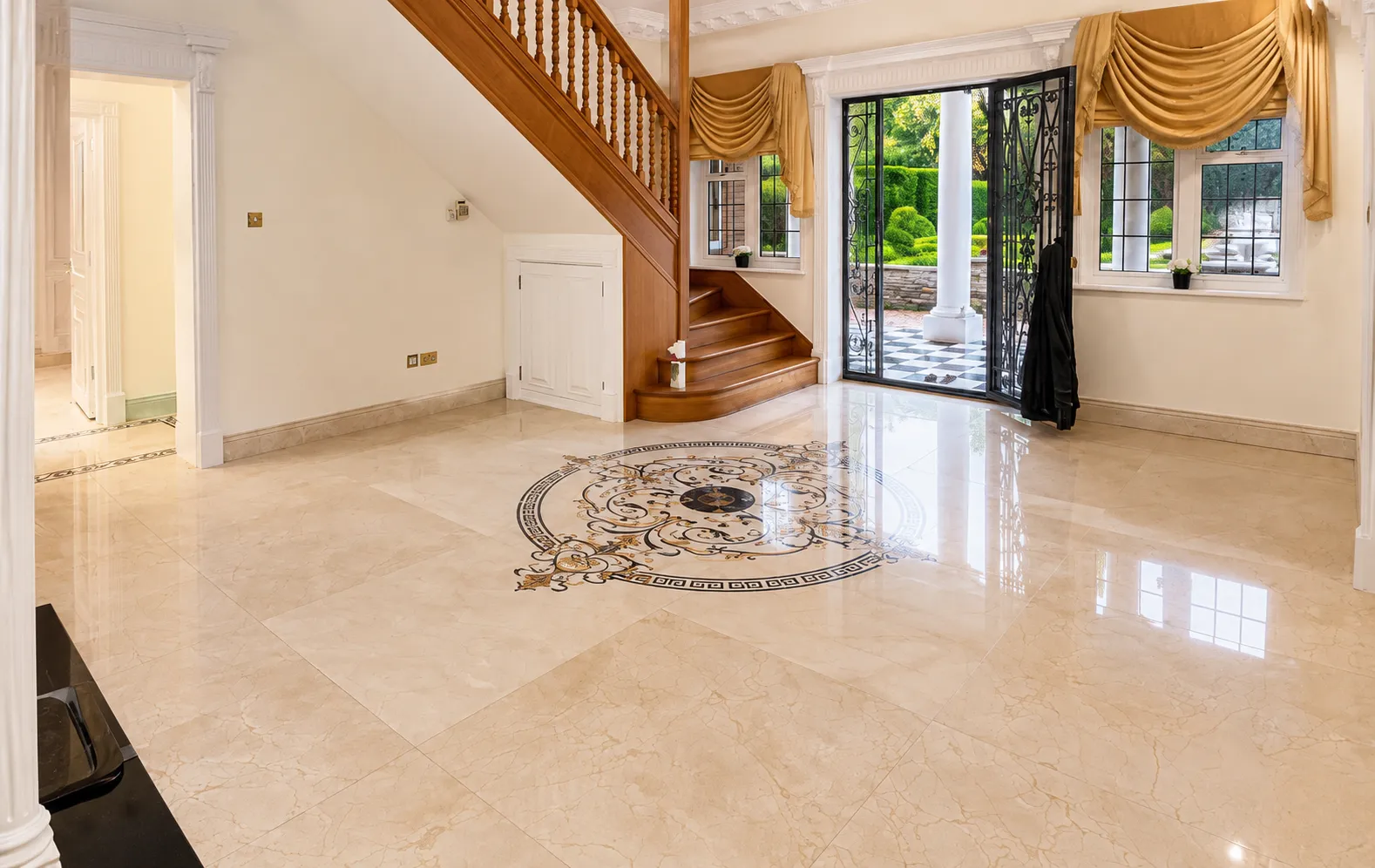 Luxury marble floor cleaning London