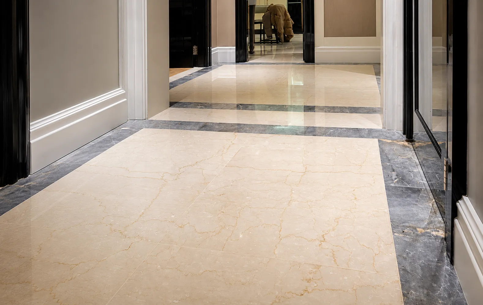 Luxury marble floor polishing London