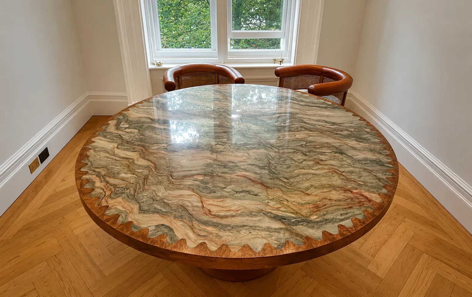 Natural Stone Table Polishing